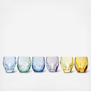 Stockholm Assorted Shot Glass, Set of 6