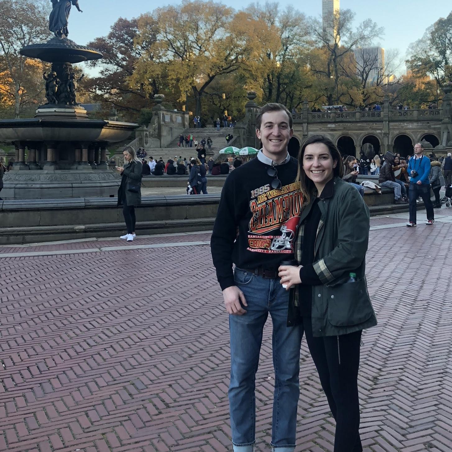 Pit stop at the Bethesda fountain (in the NYC itinerary reco!) while watching the marathon (2018)