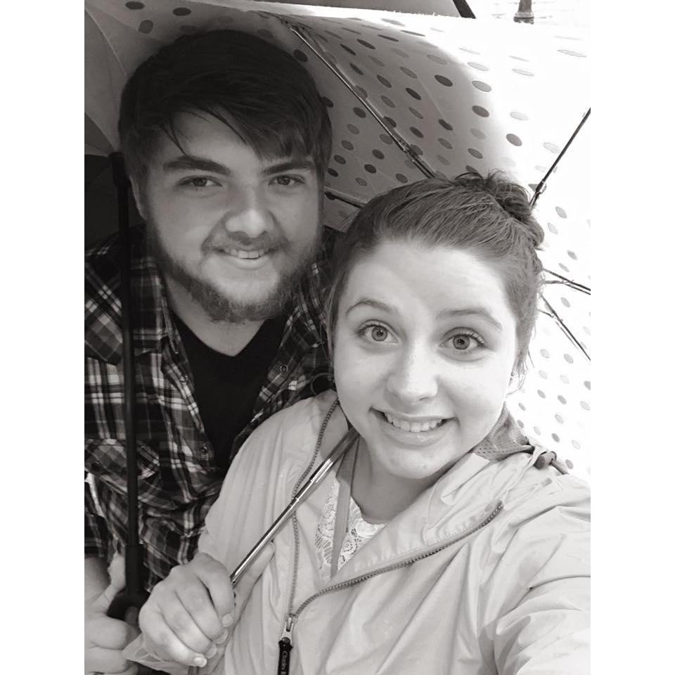 Enjoying a rainy day together in New Orleans