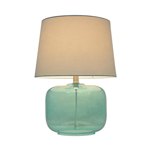 Glass Table Lamp Aqua Including CFL Bulb - Pillowfort™
