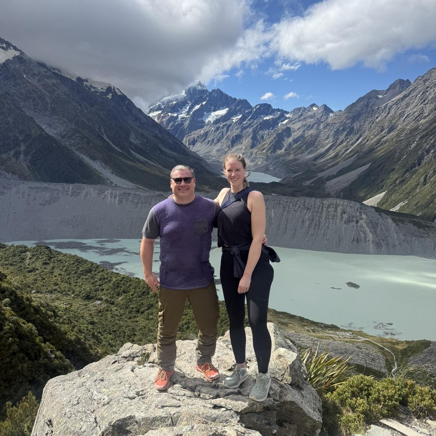 A beautiful hike in New Zealand