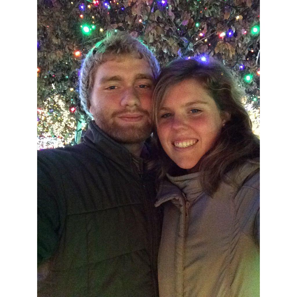 Downtown Fayetteville, AR just after Emily graduated from Hendrix. Circa 2014.