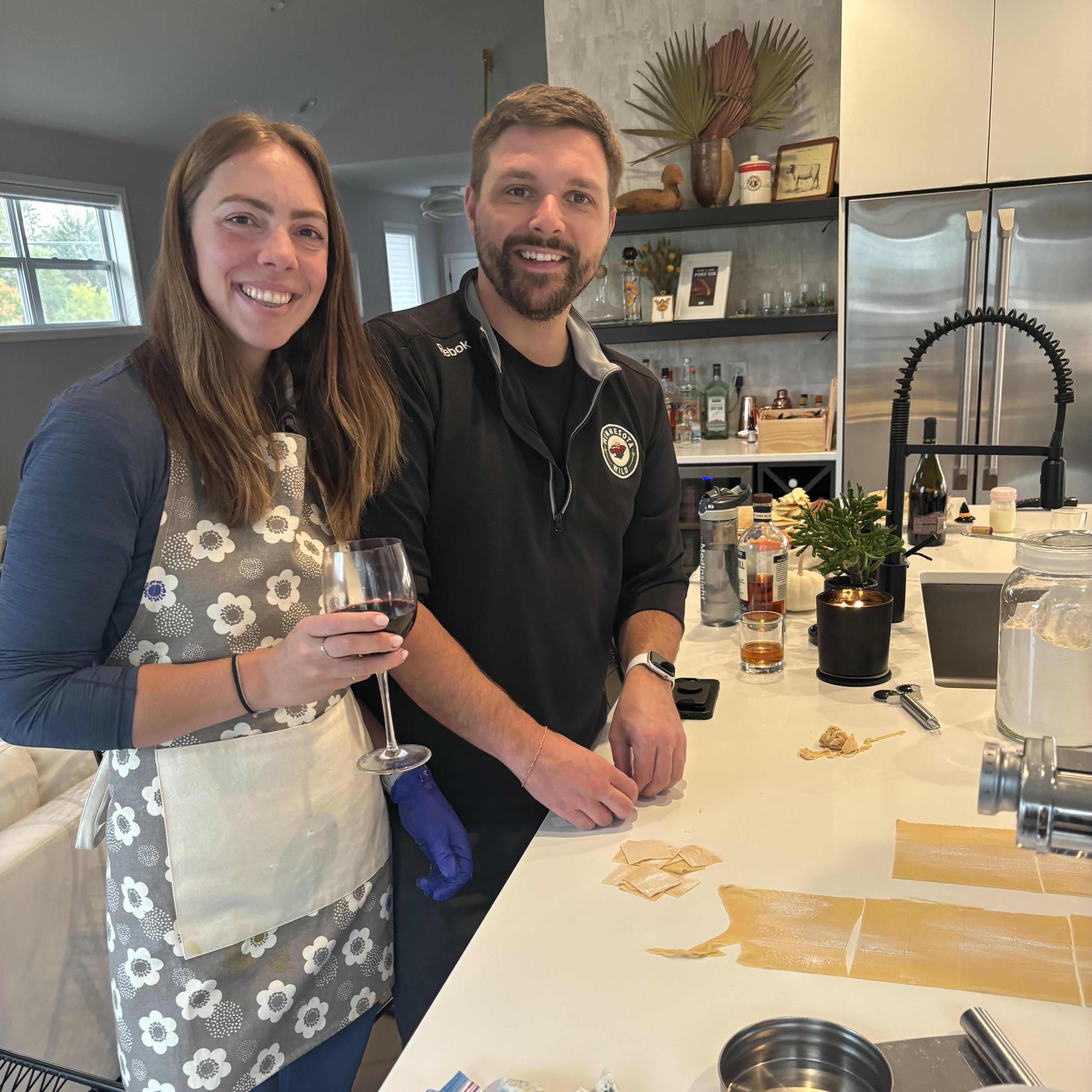 Pasta making with friends!