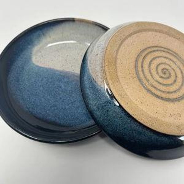Handmade shallow bowls ("blates") by Andrea Bush (set of 16)