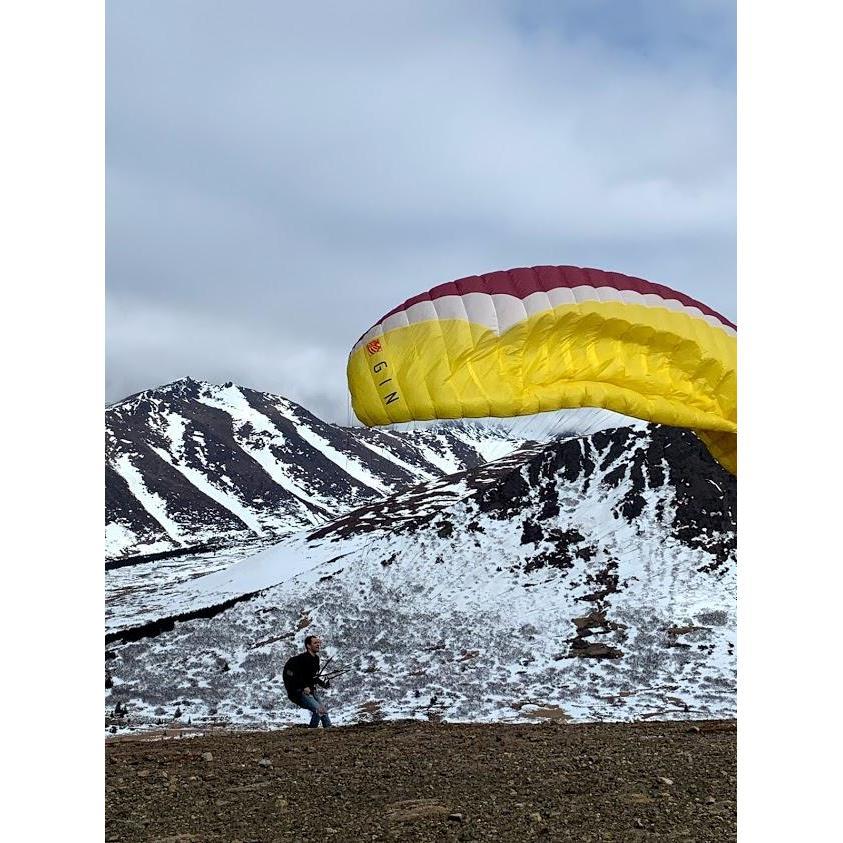 More paragliding on Blueberry Hill in Anchorage.