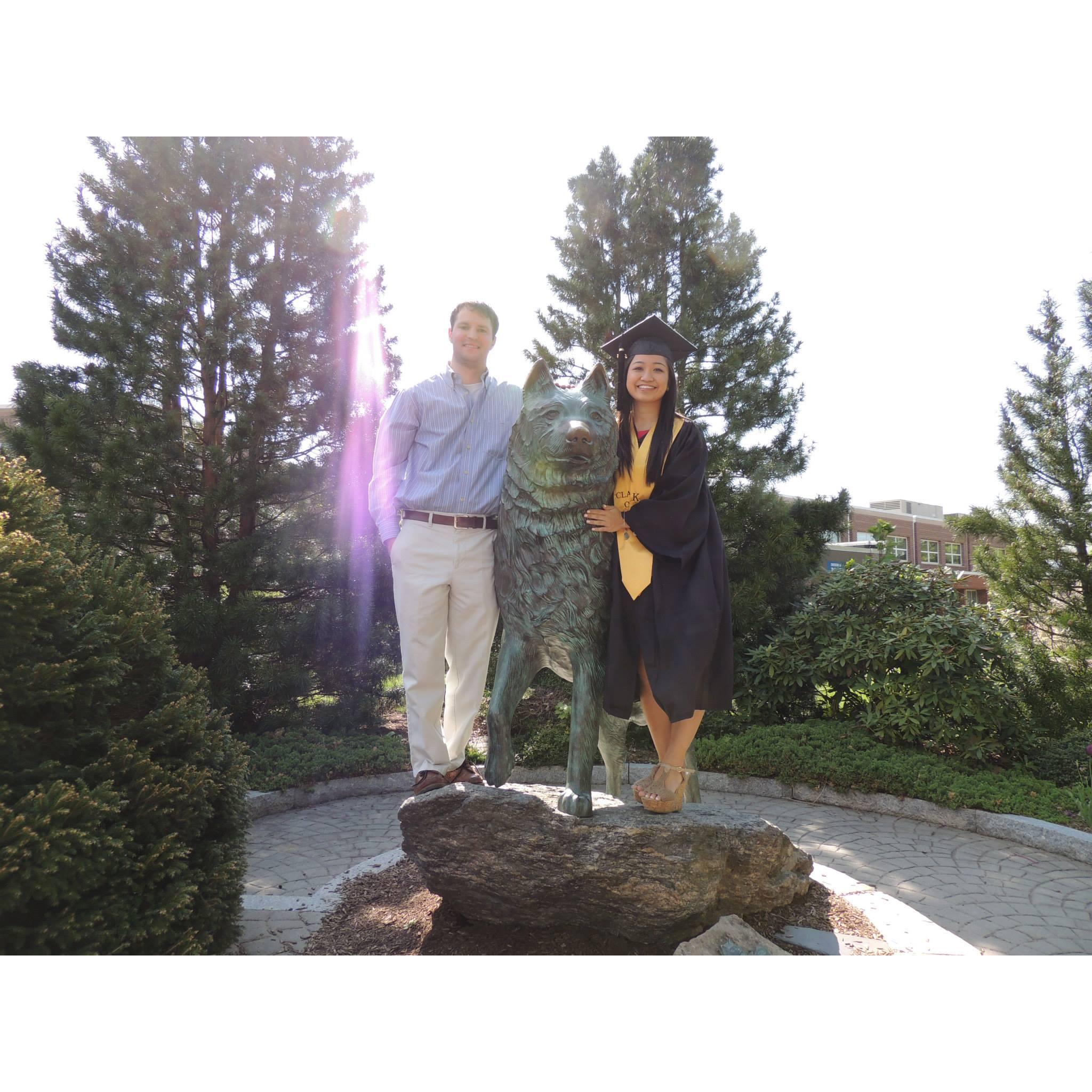 What's the thing they say... Students Today, Huskies Forever?? ;) [Repping Class of 2011 and Class of 2013!]