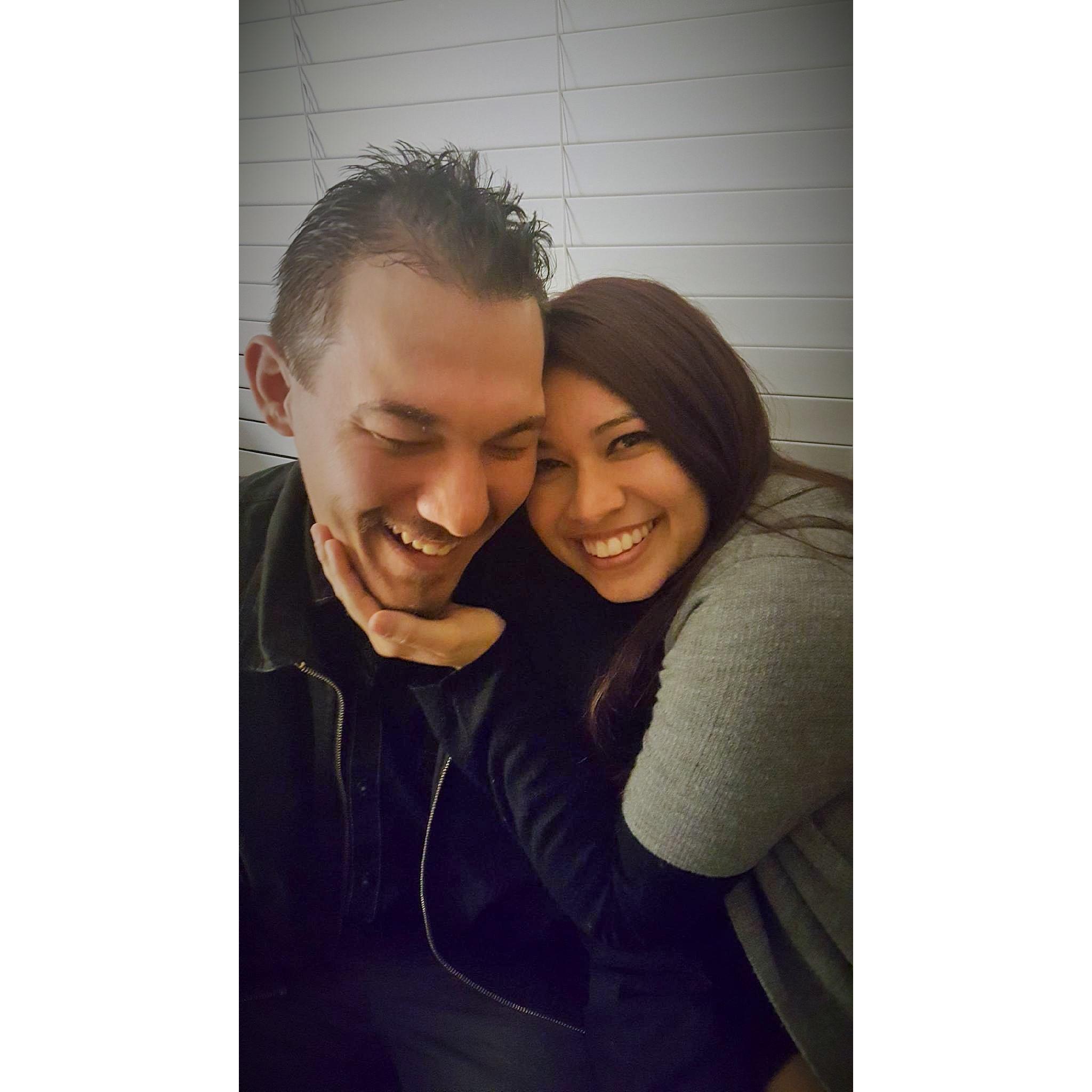 After she said Yes!!!!