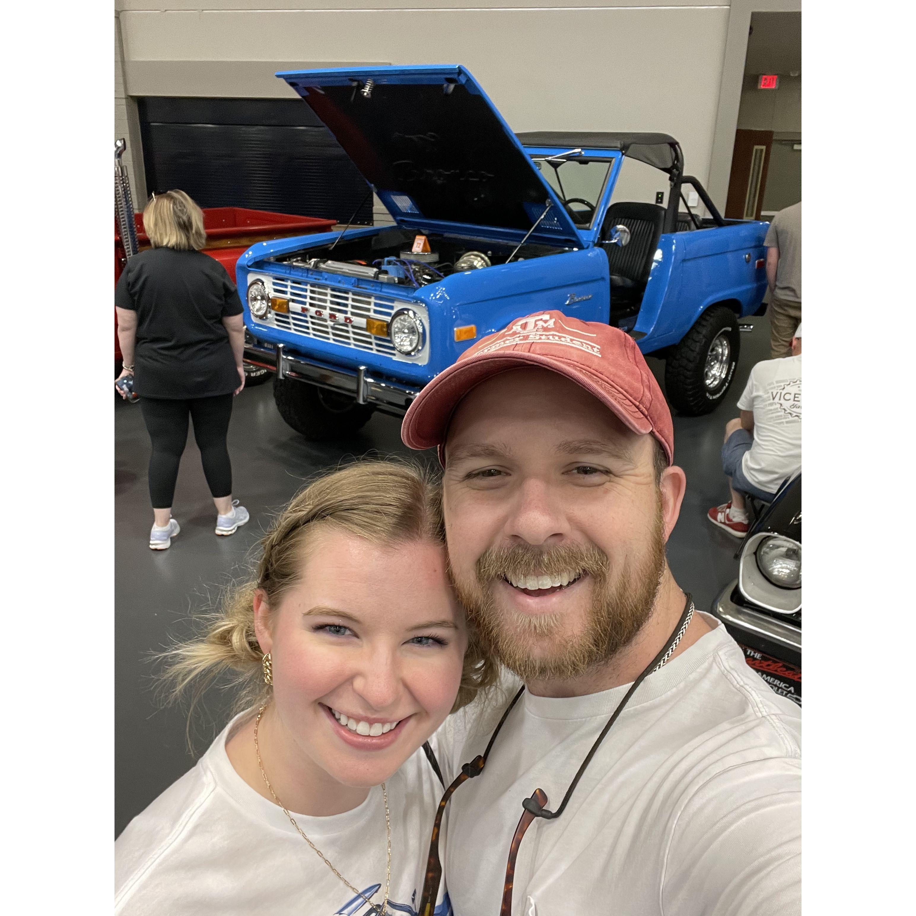 Cars are a big part of our relationship due to Spencer's love of anything that moves you through space!