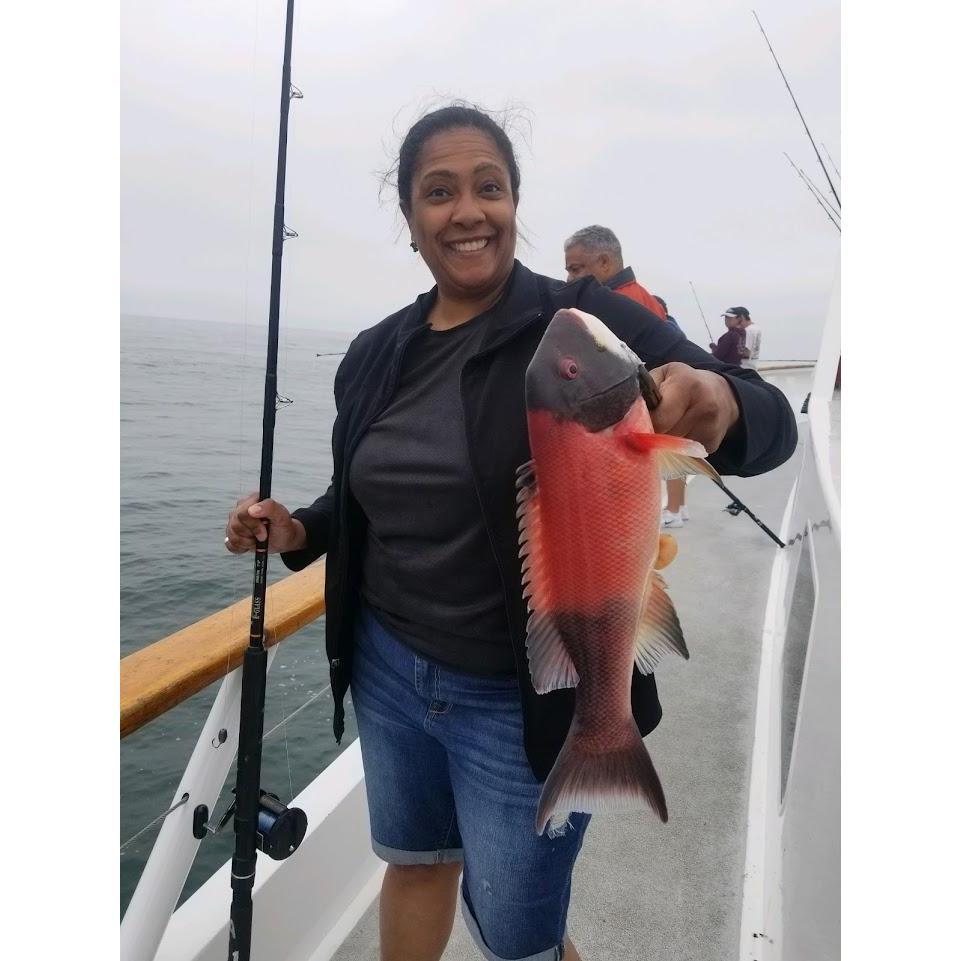 Deep sea fishing in the Pacific Ocean.