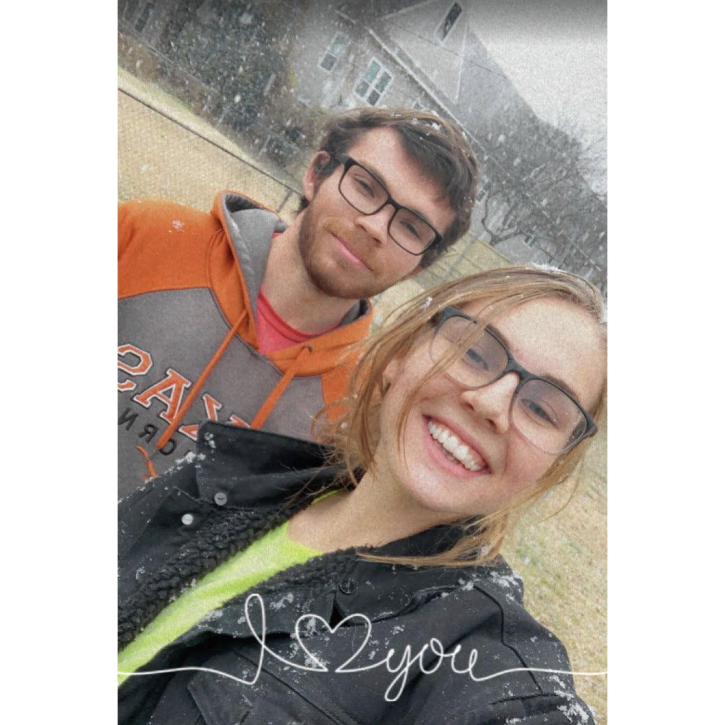 First snow! In Texas?