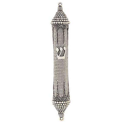 Designer Mezuzah - Pewter
