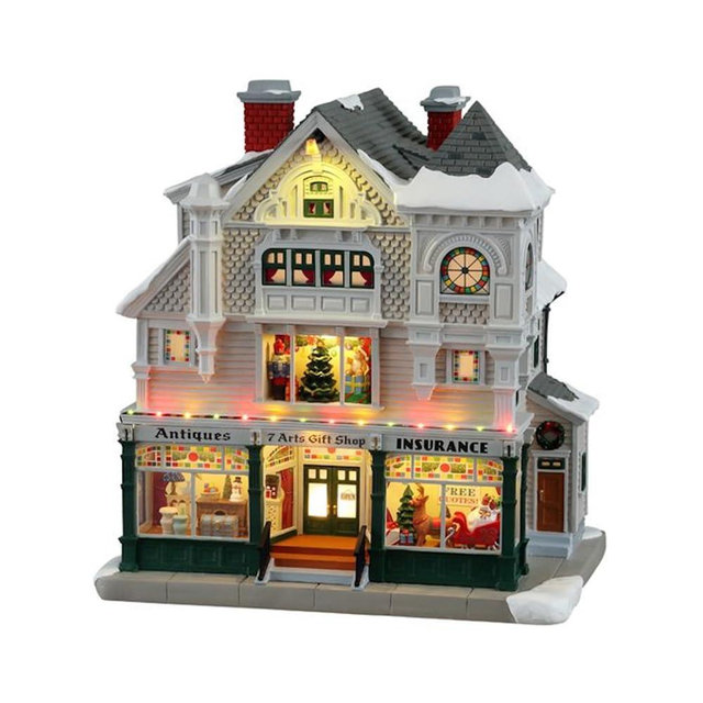 Lemax Village Collection Antique & Gift Shop, with 4.5V Adaptor