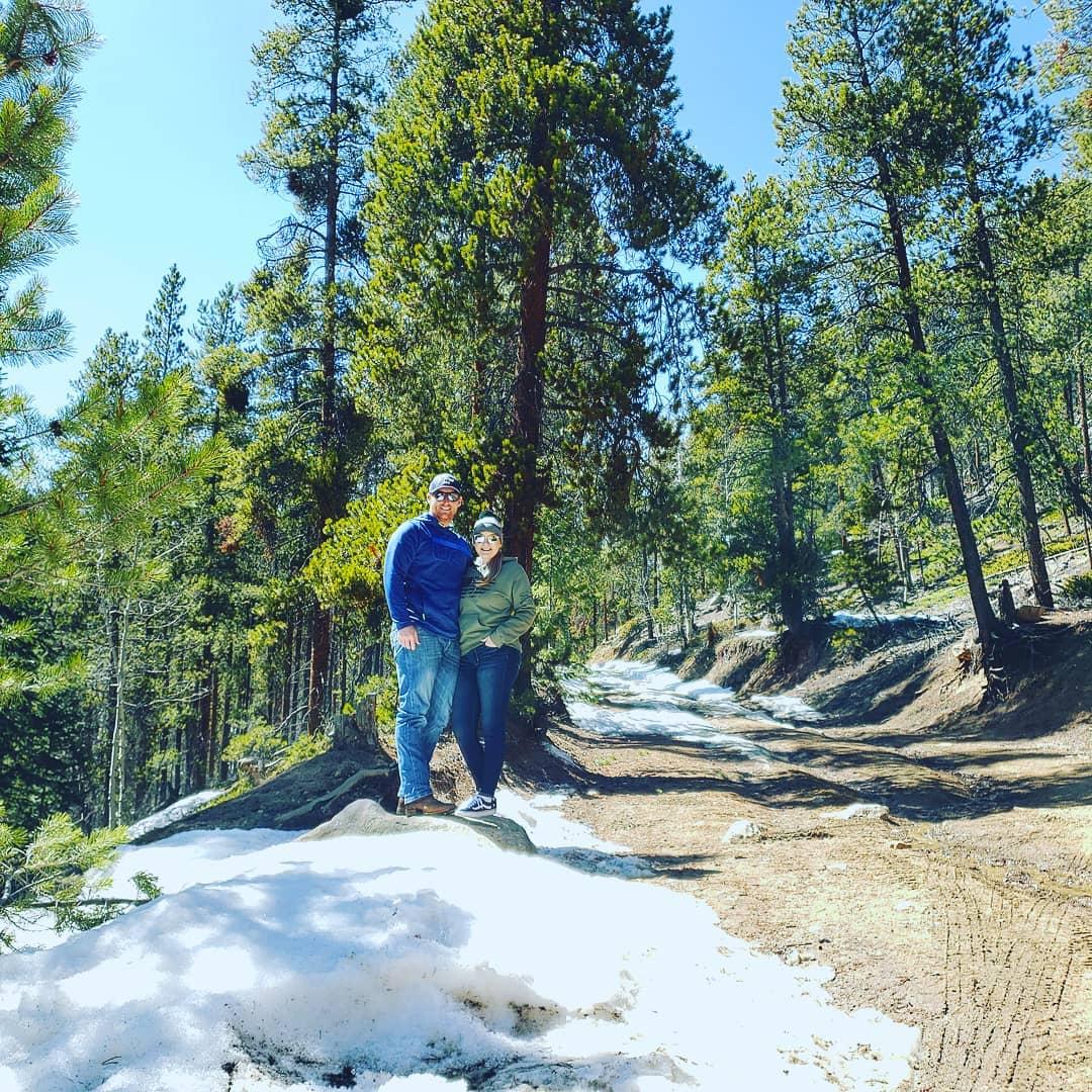 Off roading in the Colorado Rockies.