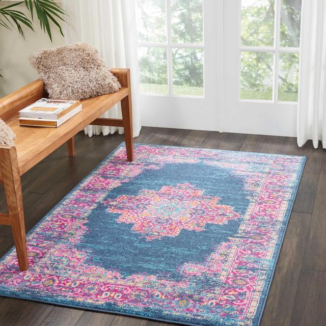 Nourison  Modern Rug - Color Passion Blue, 3'9" x 5'9"