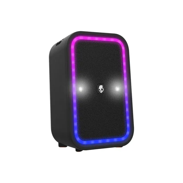 Skullcandy Stomp Bluetooth Speaker – IPX7 Waterproof Wireless Portable Speaker, with LED Lightshow & Strobe Modes, 12 Hour Battery, Multi-Link