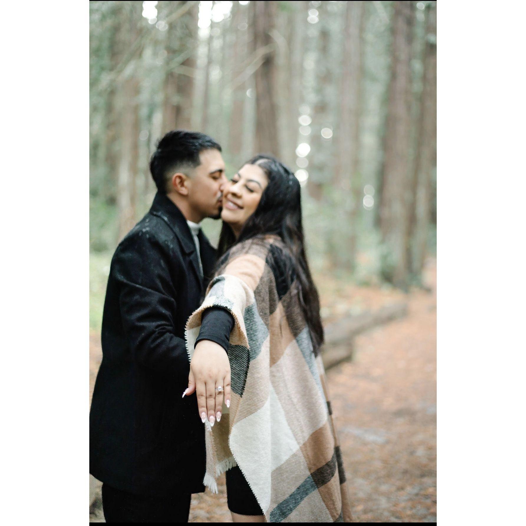 The day we got engaged!