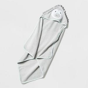 Baby Hedgehog Hooded Towel Cloud Island™ - Light Gray