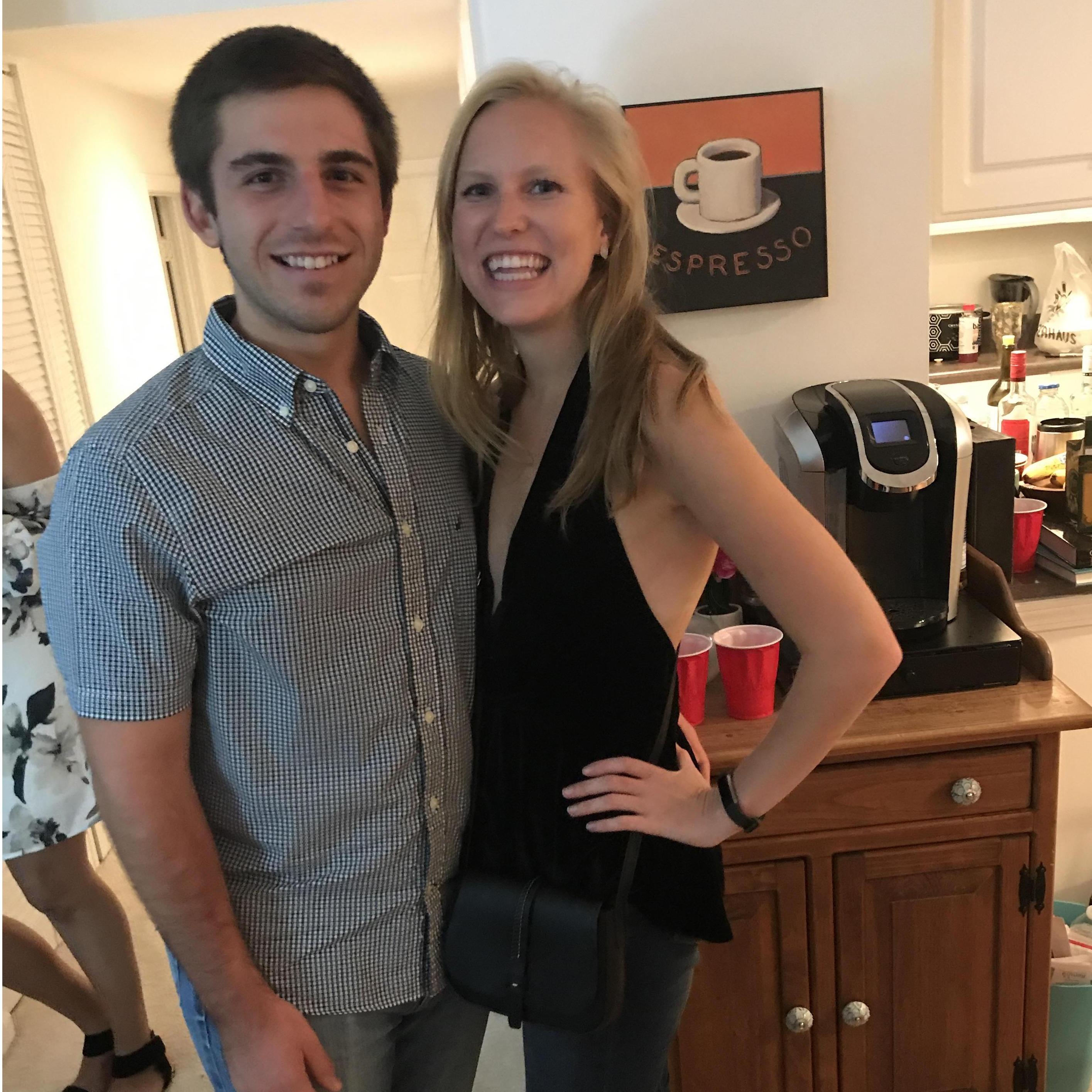 Our first photo together