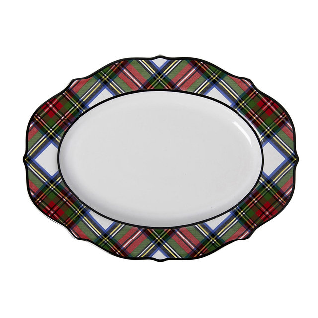 Tartan 15" Serving Platter