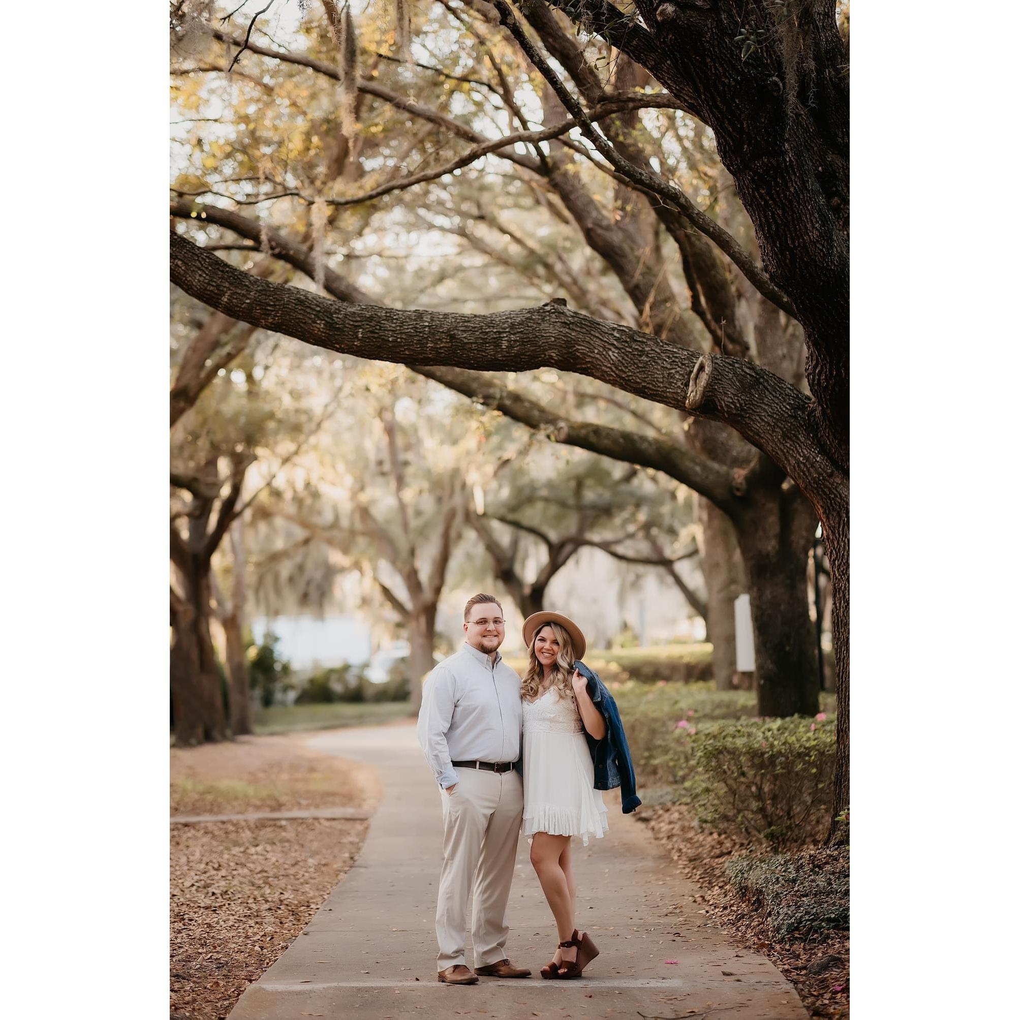 Engagement Photoshoot in February 2022...10 months until wedding day!