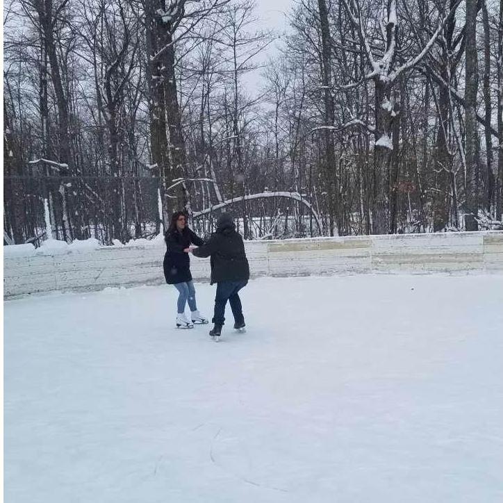 Brock may play hockey but Kara has willpower.