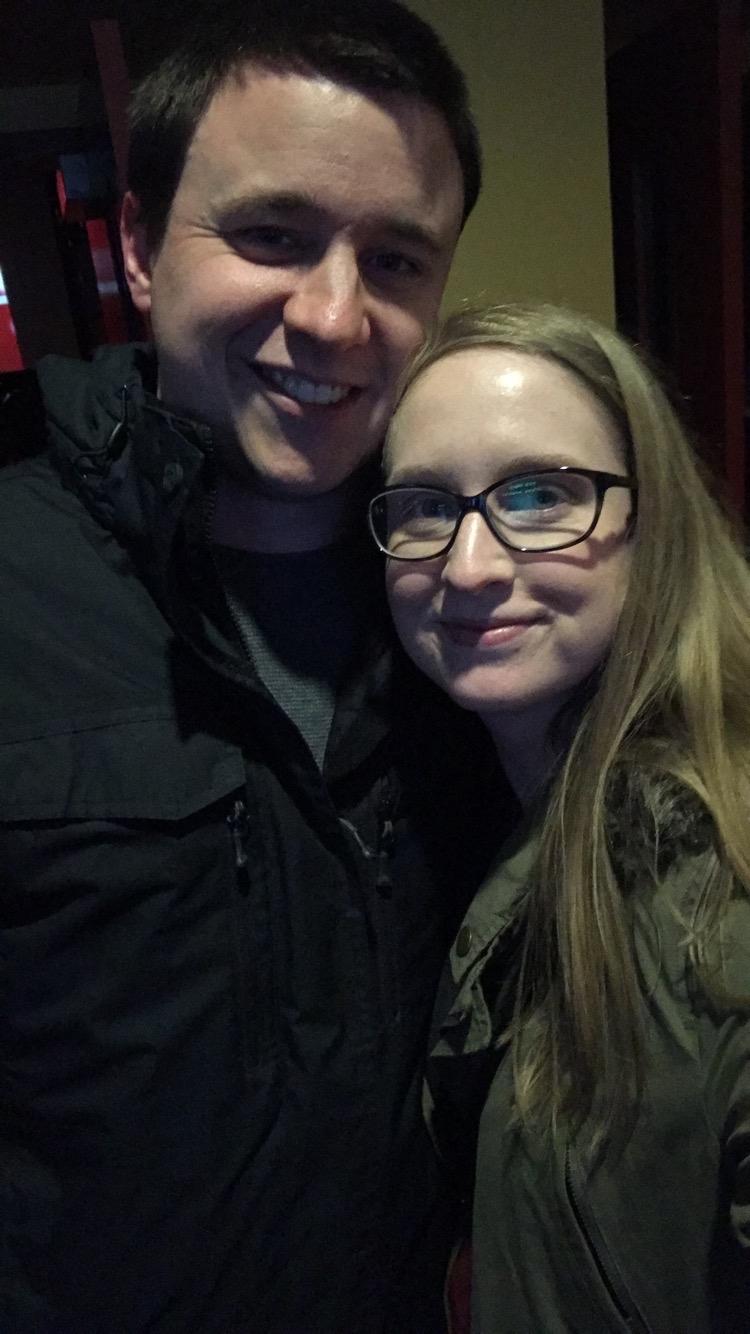 Our first picture together! November 2018 before seeing The Nutcracker movie