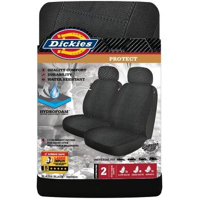 Dickies 2pc Custom LB Blair Seat Cover Black