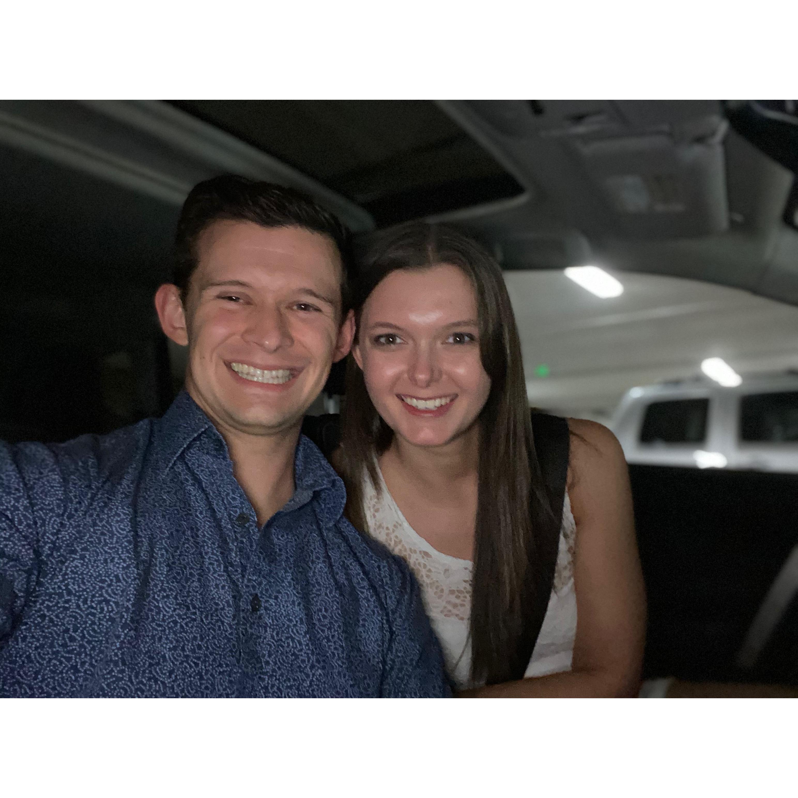 Celebrating one year of dating! August 2020