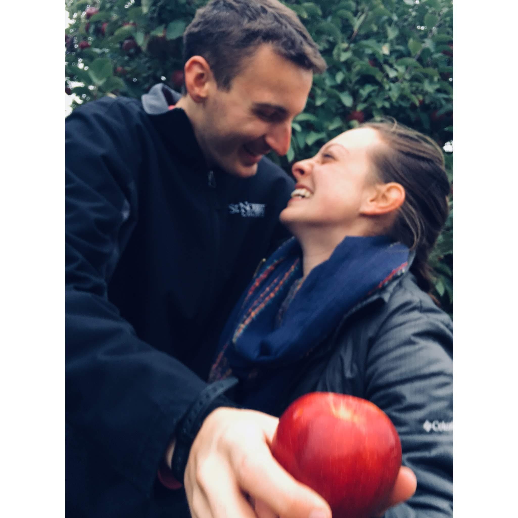 Taken around roughly one year of dating!