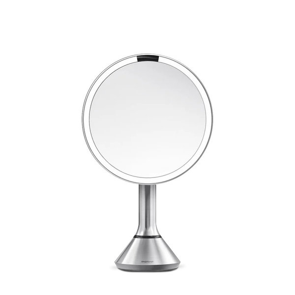 Sensor Mirror with Touch-Control Brightness and Dual Light Setting, White - Simplehuman