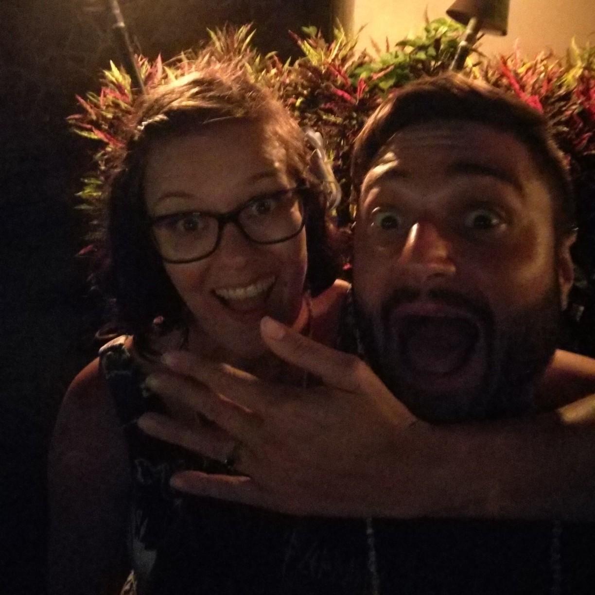 Engagement luau!