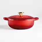 Le Creuset ® Signature 3.5-Qt. Gold Collection Cerise Sauteuse Oven
