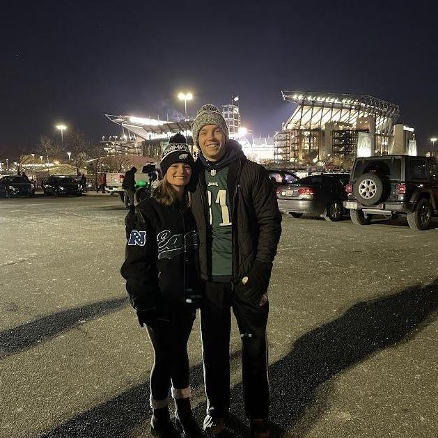 Kyle's first Eagles game