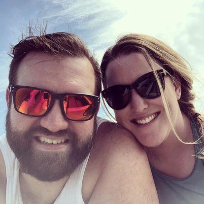 On the boat, our favorite pastime.