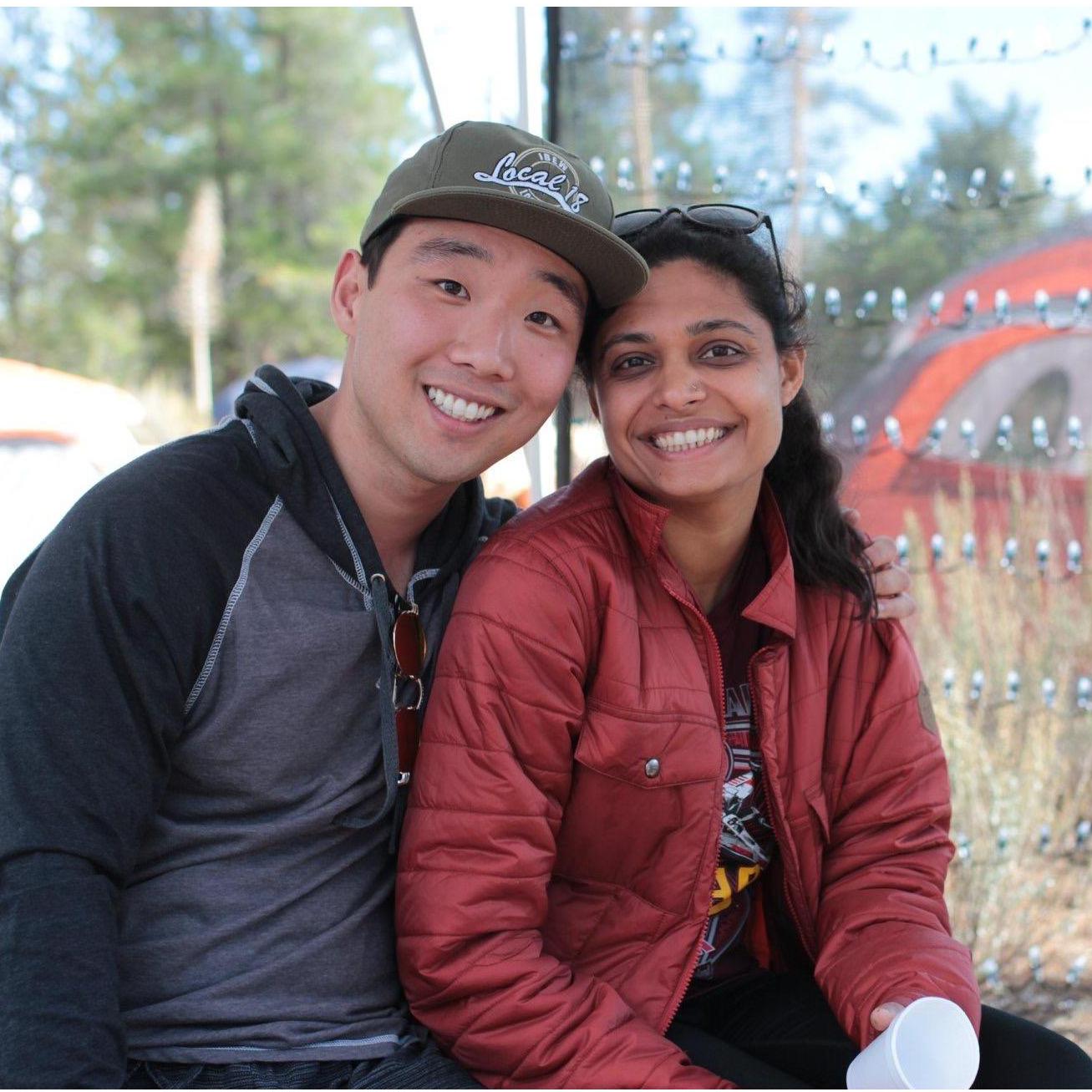 Our first time camping together