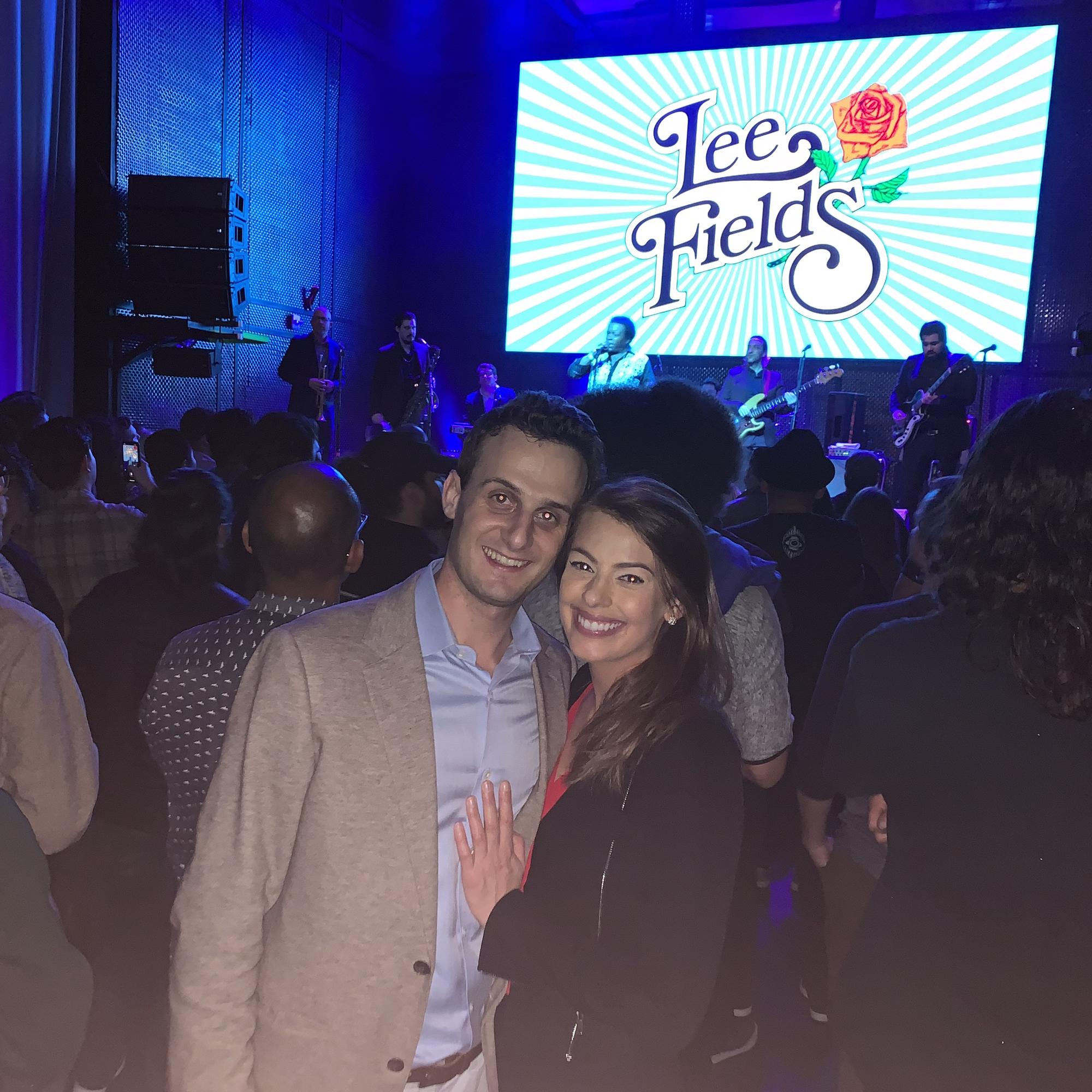 Lee Fields concert in Little Italy, winter of 2019.