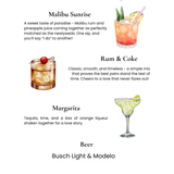 Drink Menu