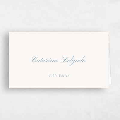 Beige Wedding Place Card - Pasquo