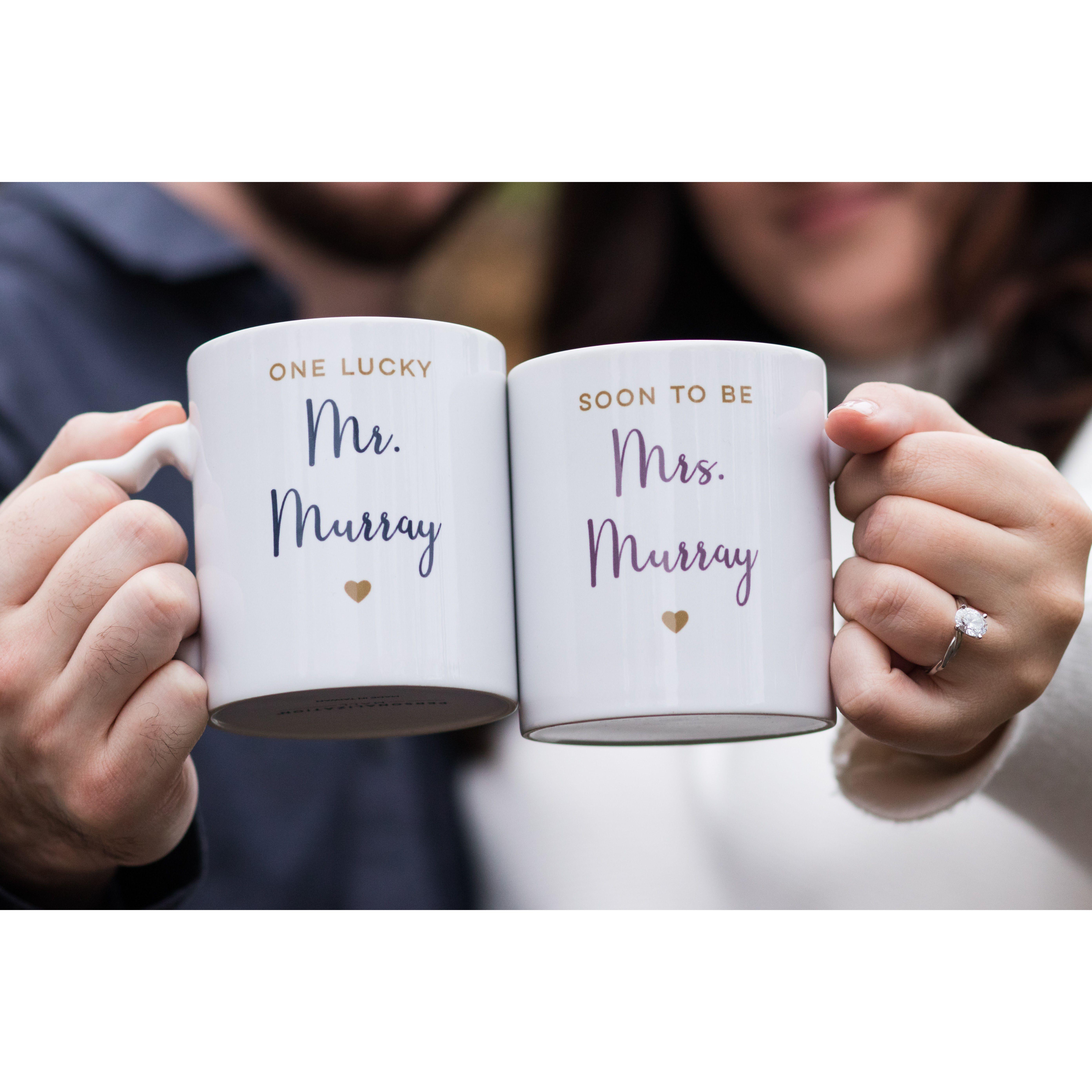 Thanks to Taylor's mom for these adorable mugs!