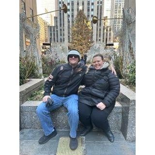 A trip to NYC at Christmas isn't complete without a stop at Rockefeller center.