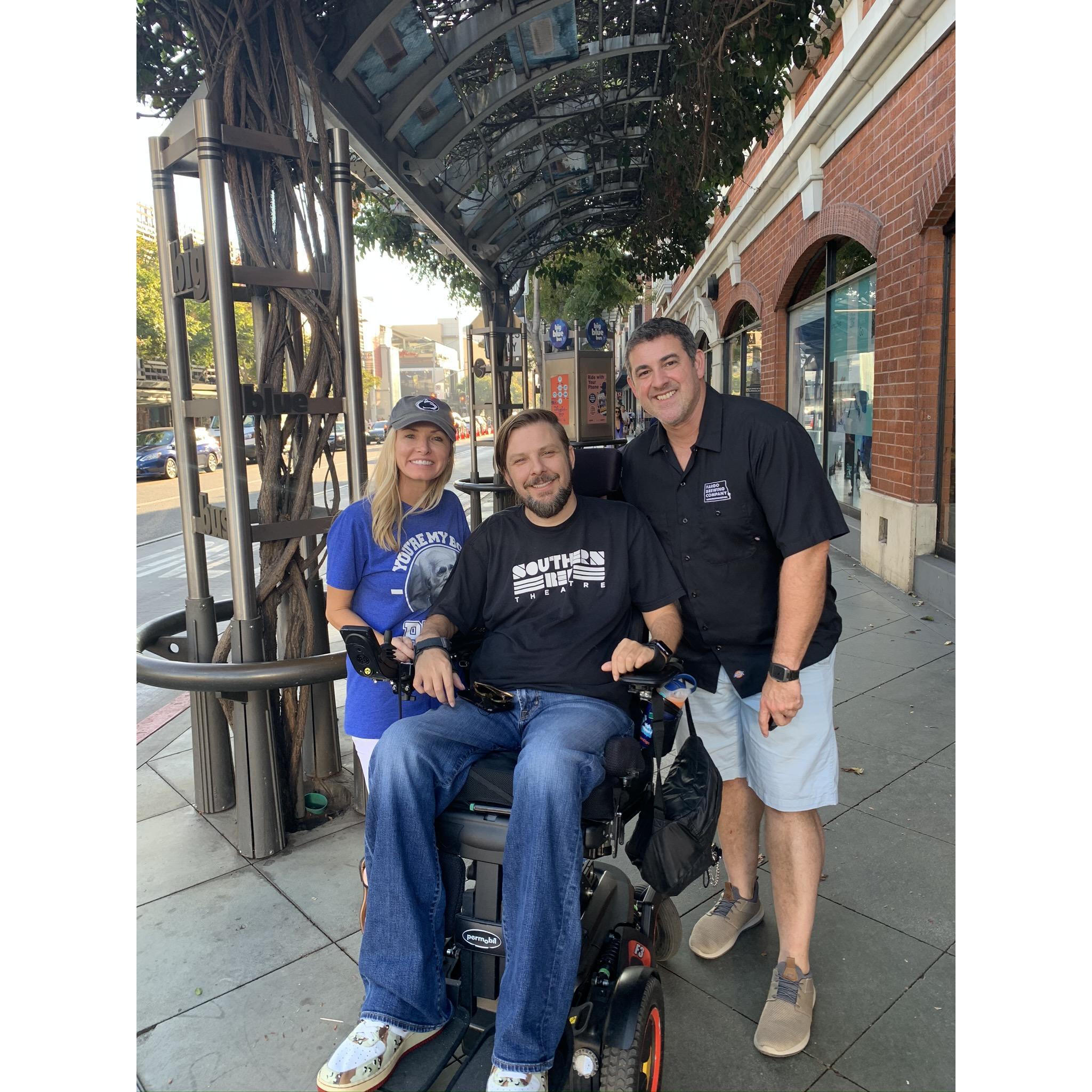 Santa Monica and I got to meet Toby!
