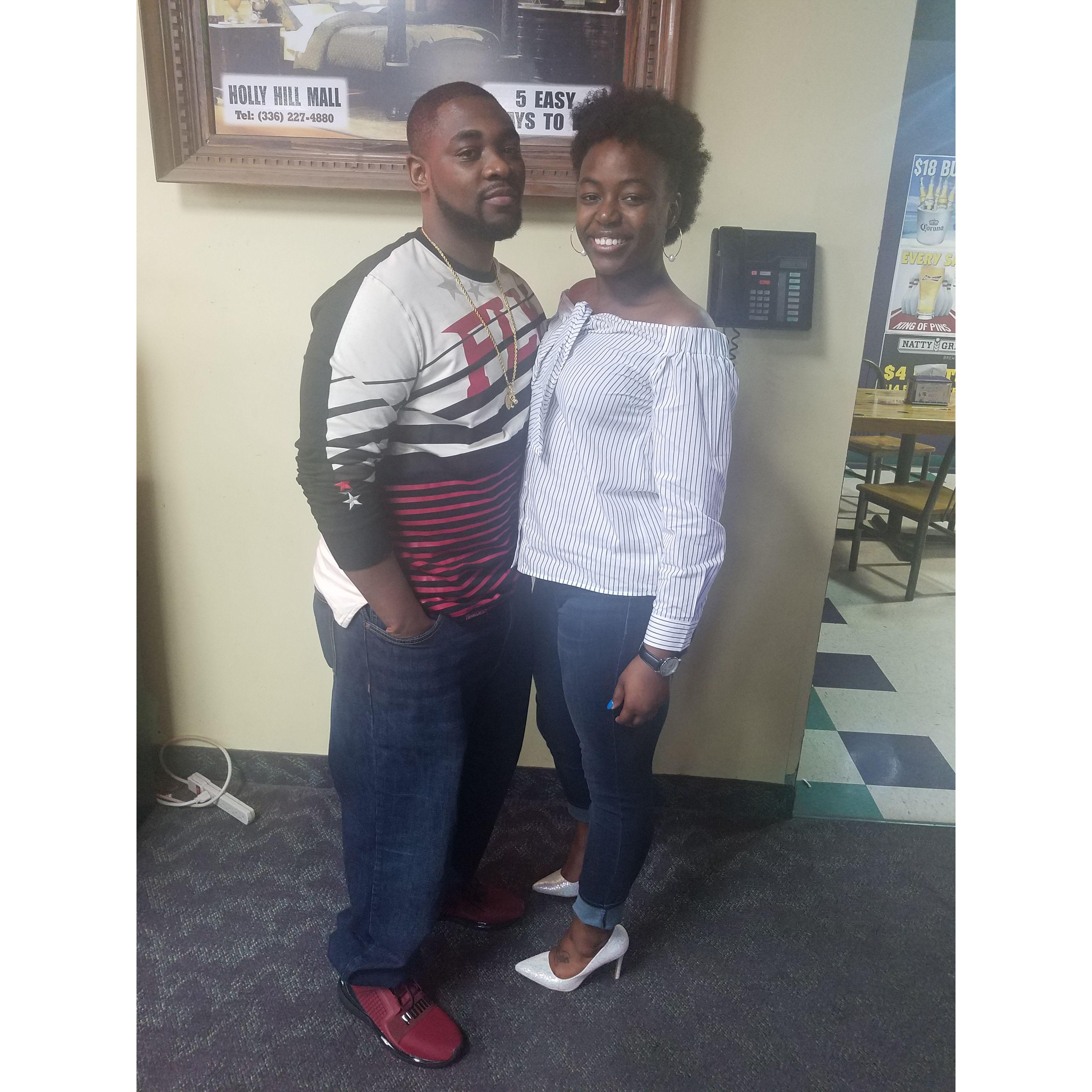 Date Night a the bowling alley