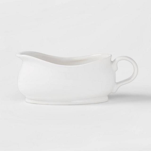 Porcelain Gravy Boat 20oz White - Threshold™