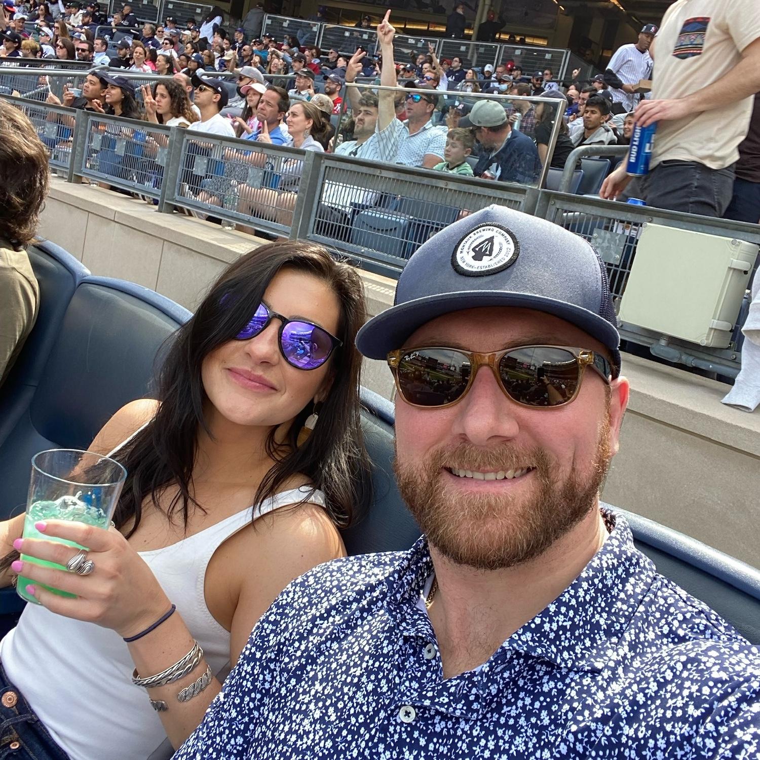 This was one of the best days! It was a gorgeous day for Yankees baseball.