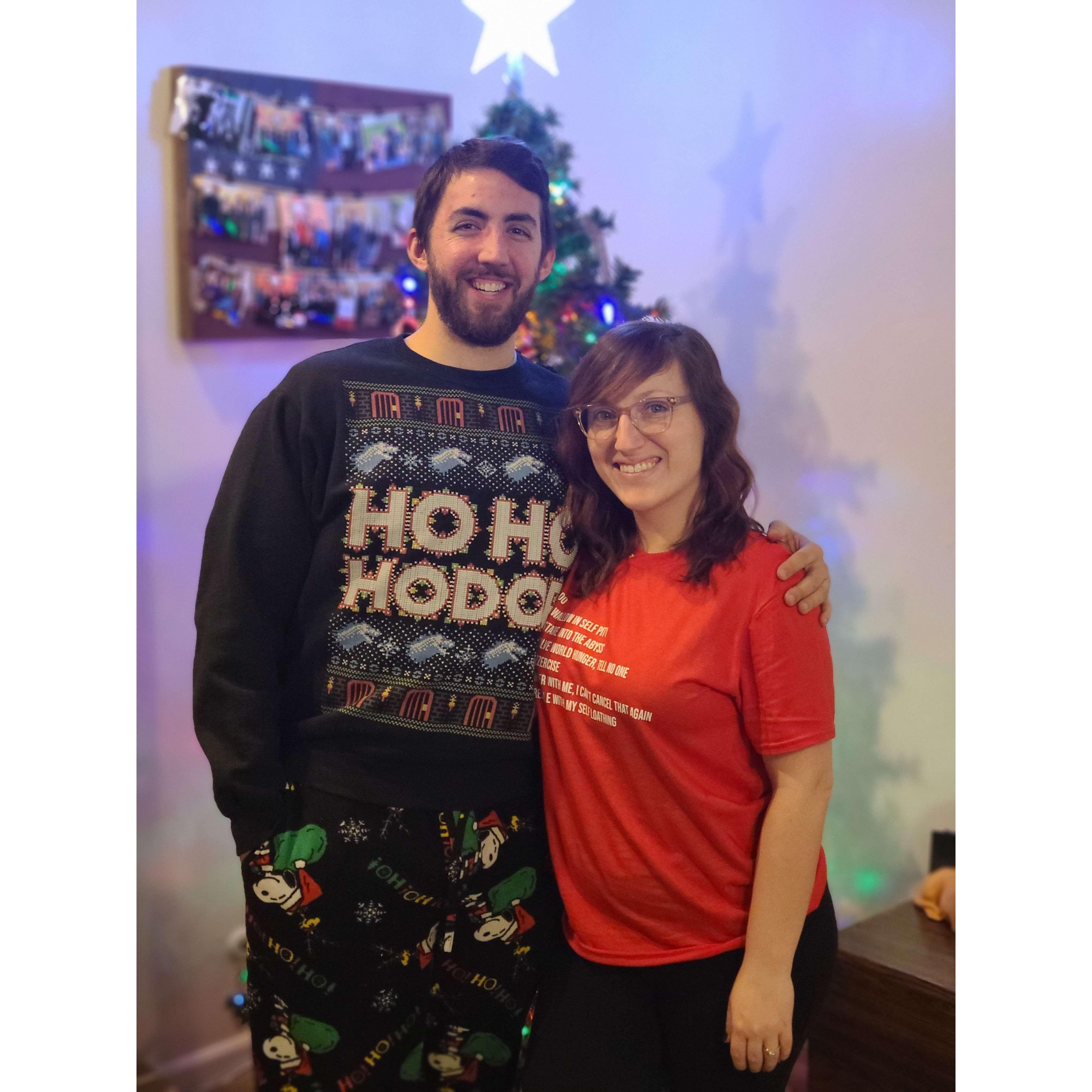 First Christmas visiting our families