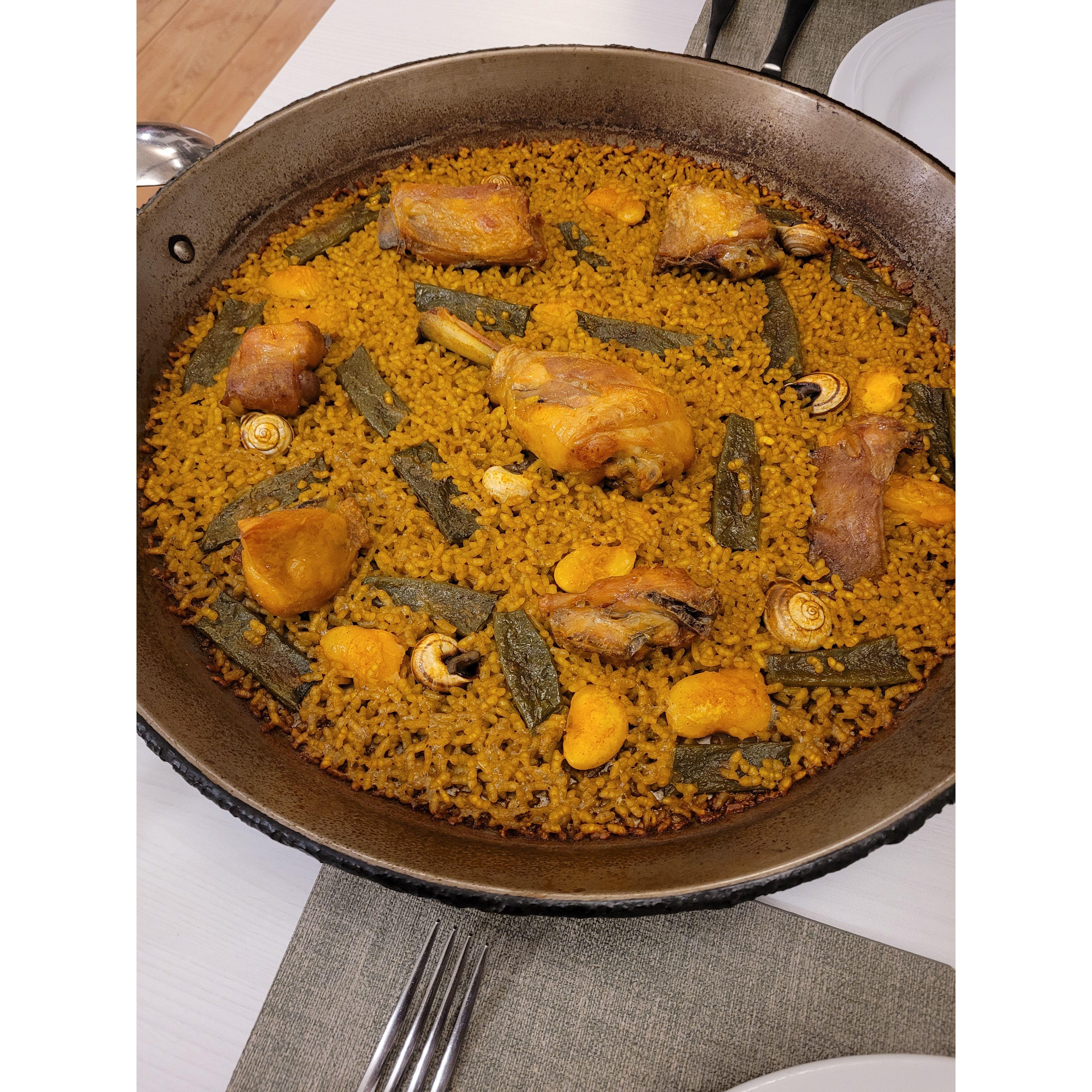 Trying Paella in Valencia, Spain