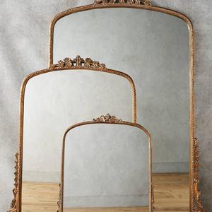 Gold Gleaming Primrose Mirror (smallest mirror)