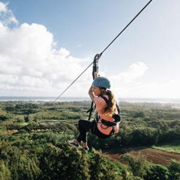 Buy Us an Experience: Ziplining on Honeymoon!