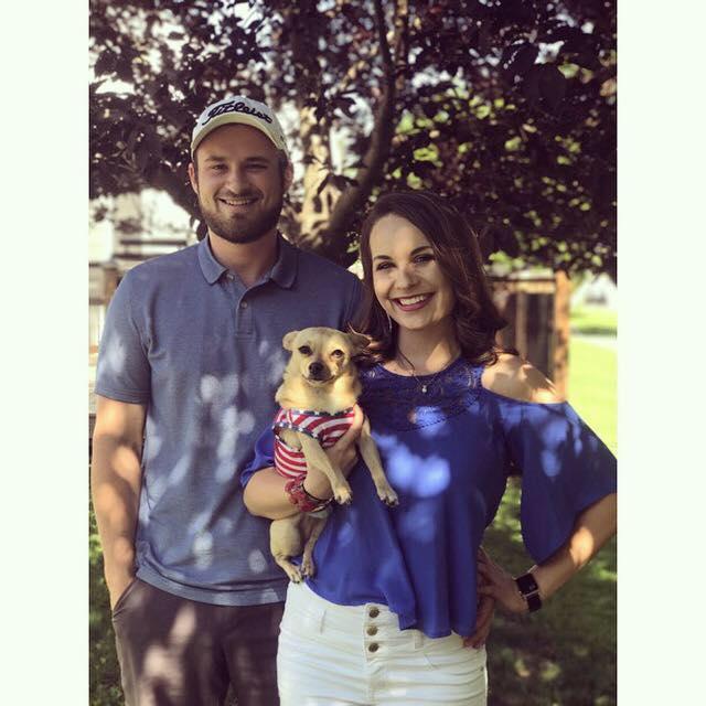 This is right before we adopted our beagle mix Bailey. Our first 4th of July together! So much fun! (and my dad didn't blow up the front yard this year ;))