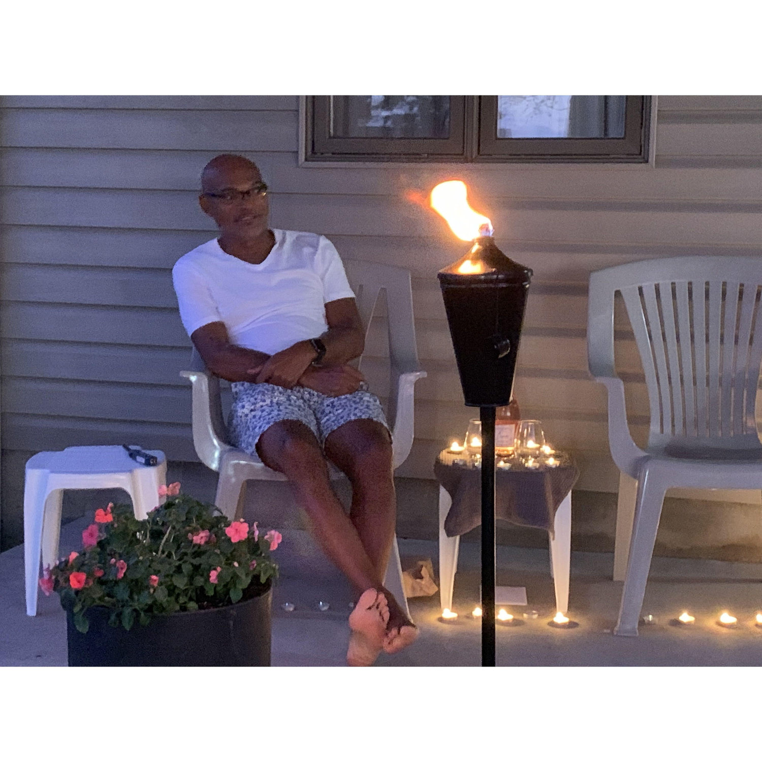 Daryl is ready for what he thinks is going to be just a drink on the porch at sunset.